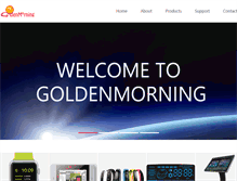 Tablet Screenshot of goldenmorningss.com